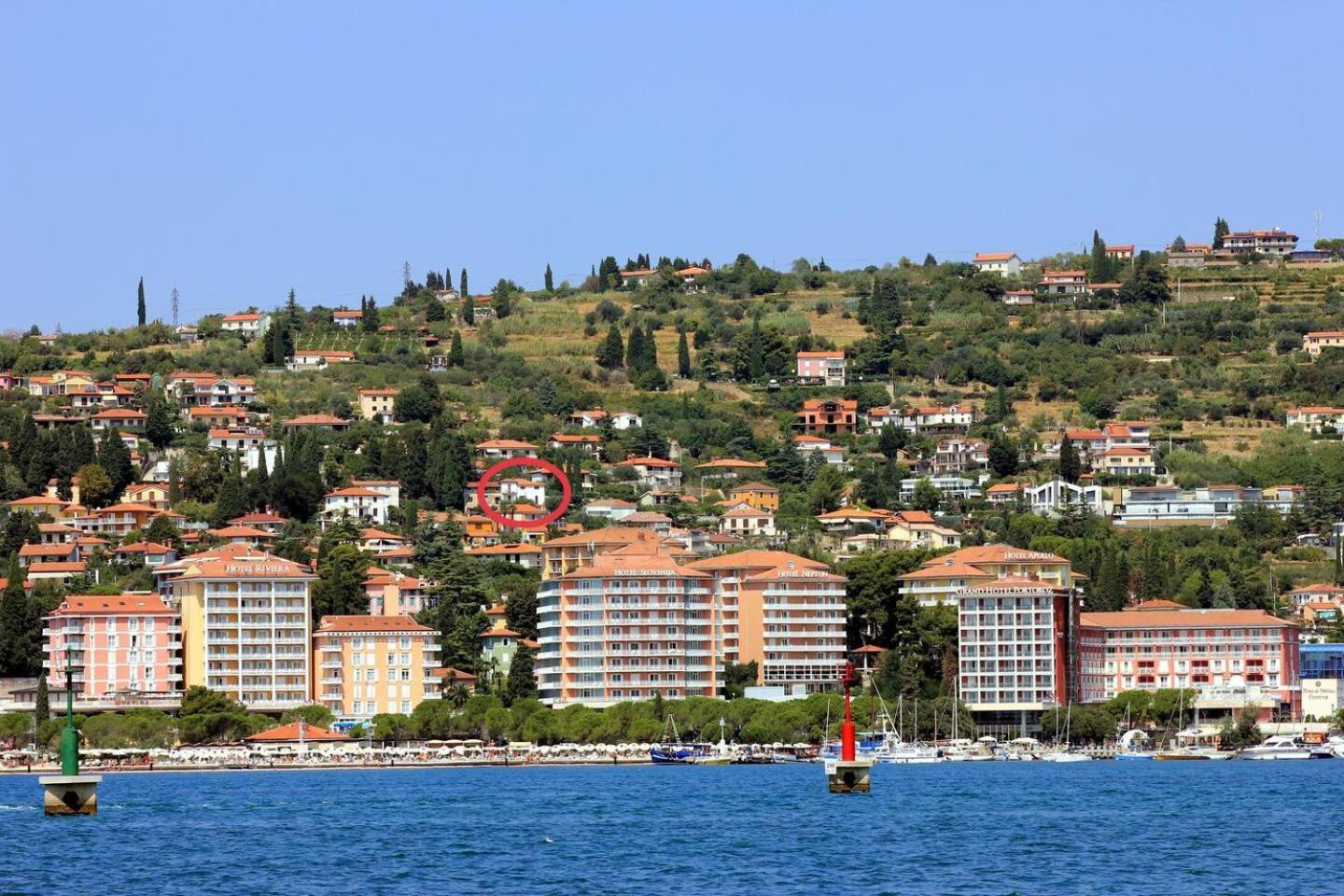 Bazilij Seaview Apartman Portorož Kültér fotó